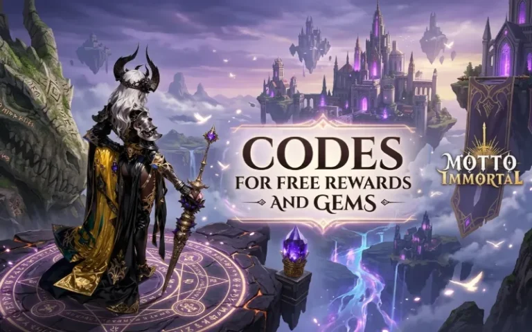 Motto Immortal Codes for Free Rewards and Gems